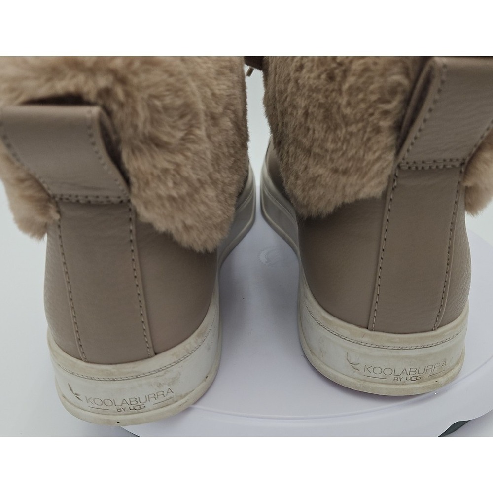 Koolaburra UGG Sundell Fuzz EUC W/11 Chukka Tan Faux Fur High Top Sneaker EUC - Picture 6 of 15